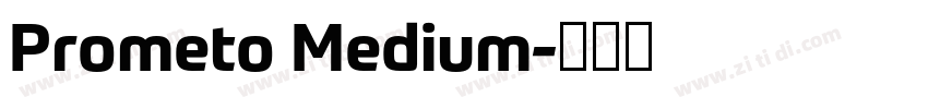 Prometo Medium字体转换